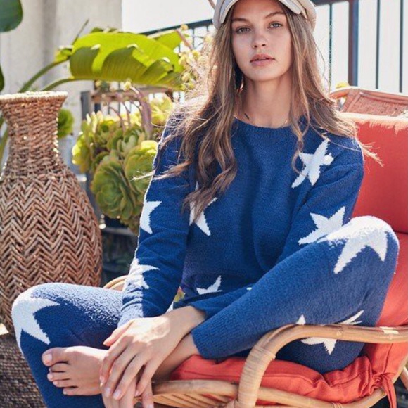 NWT! Twilight Blue Sweater Joggers - Picture 6 of 7